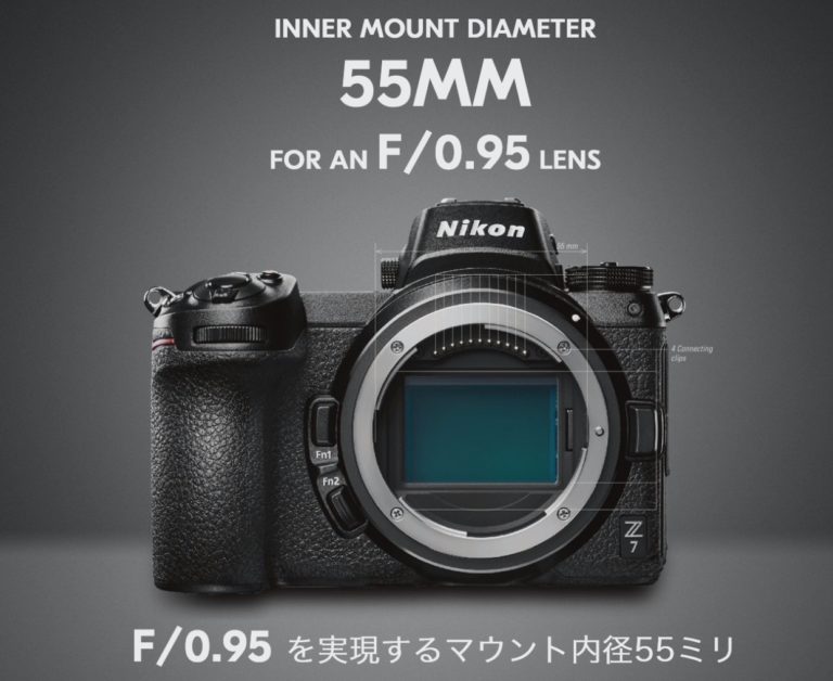 ニコン新型フルサイズミラーレス一眼カメラ発表Z6・Z7マウント - 柊せんせーの講座